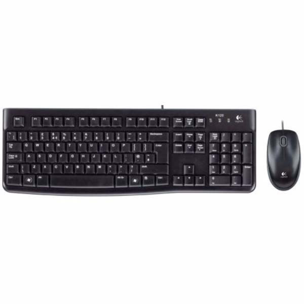 Tastatura + miš Logitech Deluxe MK120 USB US black