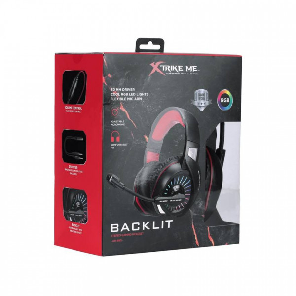Slušalice sa mikrofonom xTrike GH890 Gaming RGB