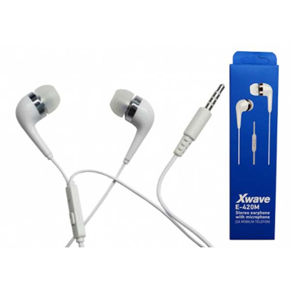Slušalice bubice Xwave E-420M white