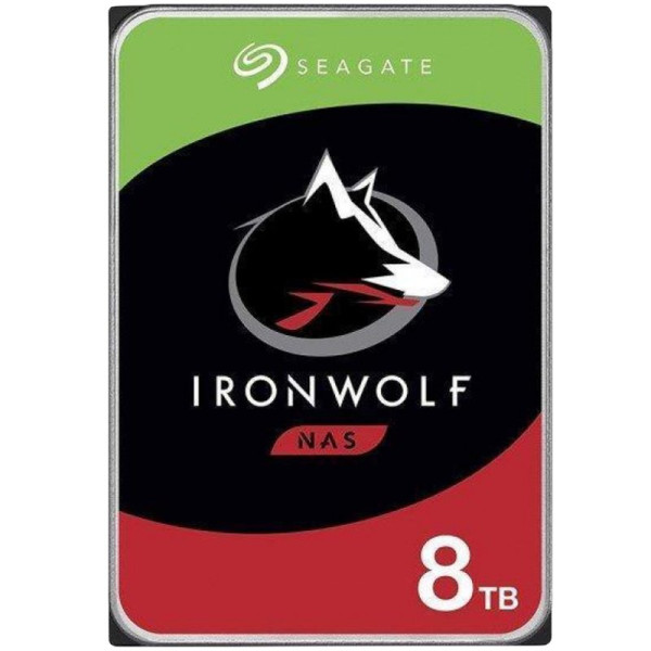 SEAGATE HDD IronWolf (3.5 8TB SATA 6Gbs rmp 7200) ( ST8000VN004 ) 