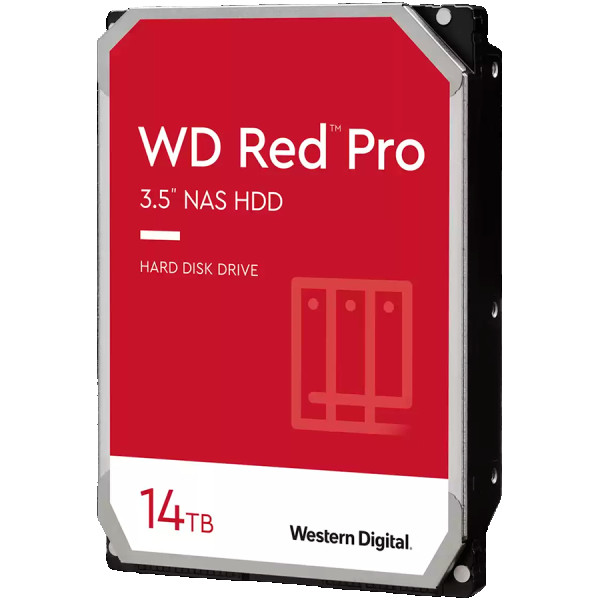 HDD Desktop WD Red Pro (3.5, 14TB, 512MB, 7200 RPM, SATA 6 Gbs) ( WD141KFGX )