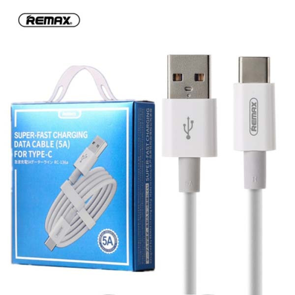 Kabl USB  Remax Super QC RC-163a  Tip C5A  White 1m