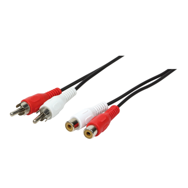 LogiLink audio kabl 2xRCA/M - 2xRCA/F  5.0 m ( 4027 )