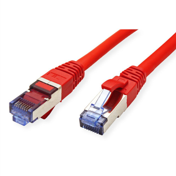 Secomp Value S/FTP Patch Cord Cat.6A Class EA red 0.3m ( 4212 )