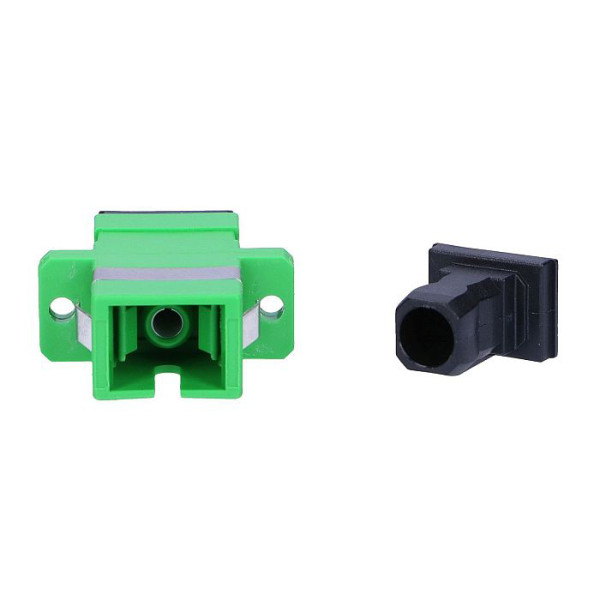 EXTRALINK SC/APC SIMPLEX SM ADAPTER GREEN ( 2484 )