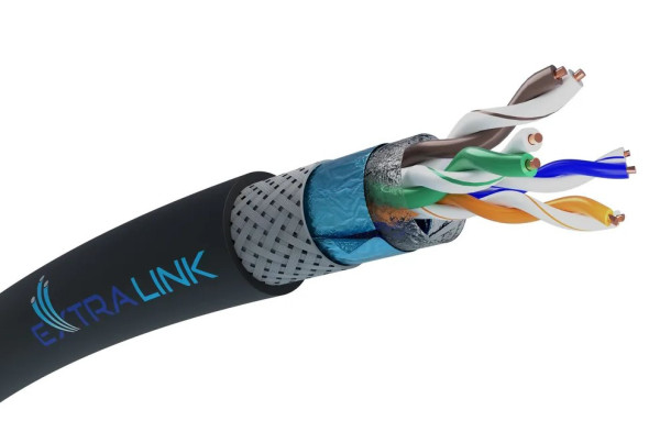 EXTRALINK CAT5E SFTP OUTDOOR CABLE, ESD GW, KOTUR 305M ( 2492 )