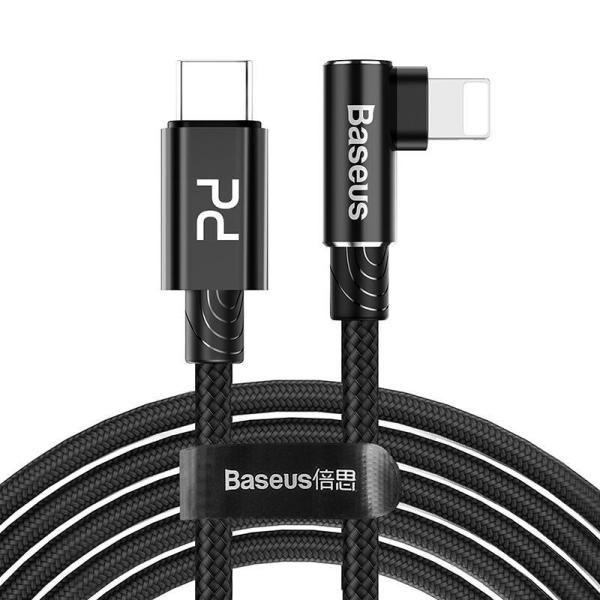 Data kabl Baseus MVP Elbow Type C na iPhone crni 1m
