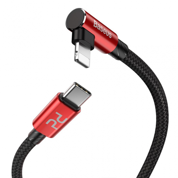 Data kabl Baseus MVP Elbow Type C na iPhone crveni 1m