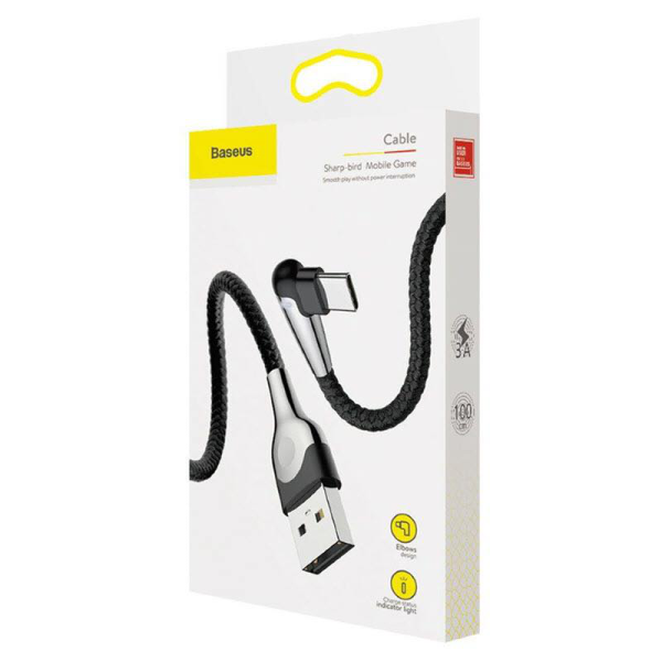 Data kabl Baseus Sharp bird Type C crni 1m