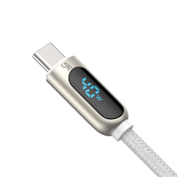 Data kabl Baseus Display UBS Type C beli 1m