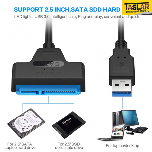 Adapter USB 3.0 na SATA JWD-57