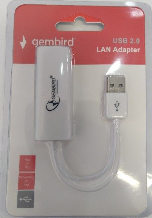 Adapter Gembird NIC-U6 USB 2.0 - LAN 10100