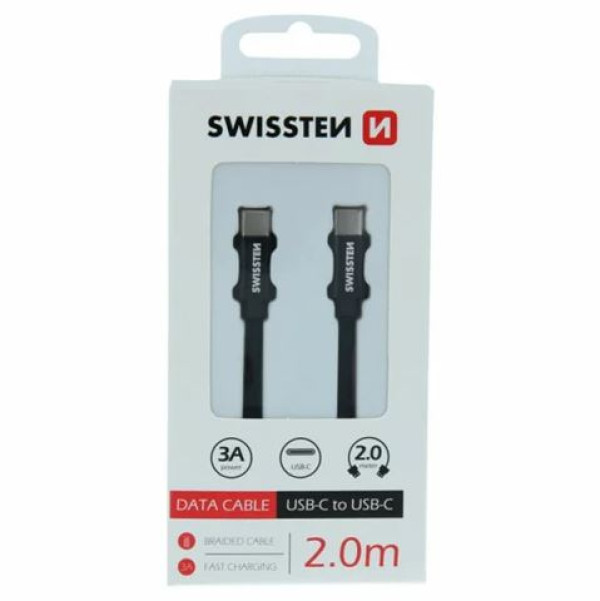 Data kabl TIP C na TIP C 2m, SWISSTEN