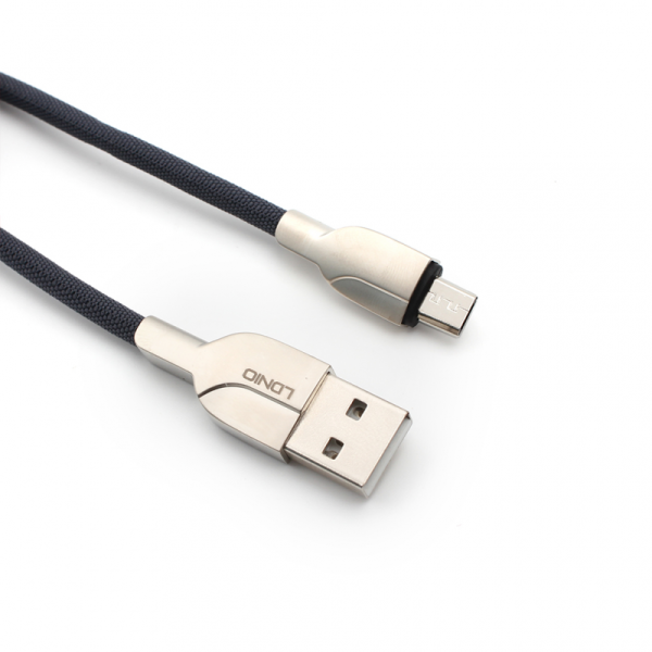 Data kabl LDNIO LS412 micro USB sivi 2m