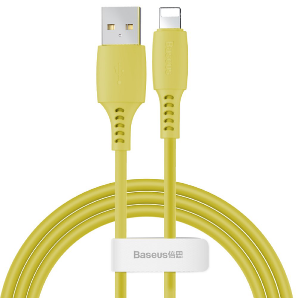 Data kabl Baseus Colorful za iPhone zuti 1.2m