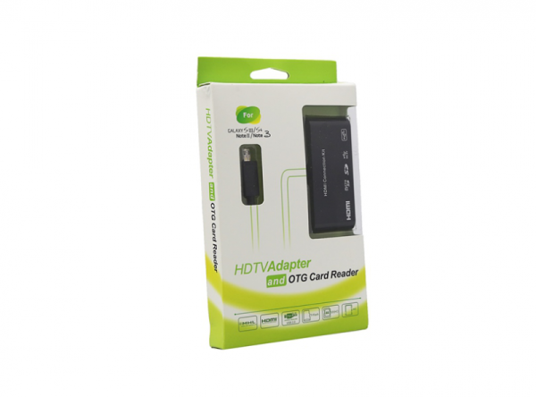 HDTV Adapter and OTG Card Reader for Galaxy S3/S4/Note2/Note3