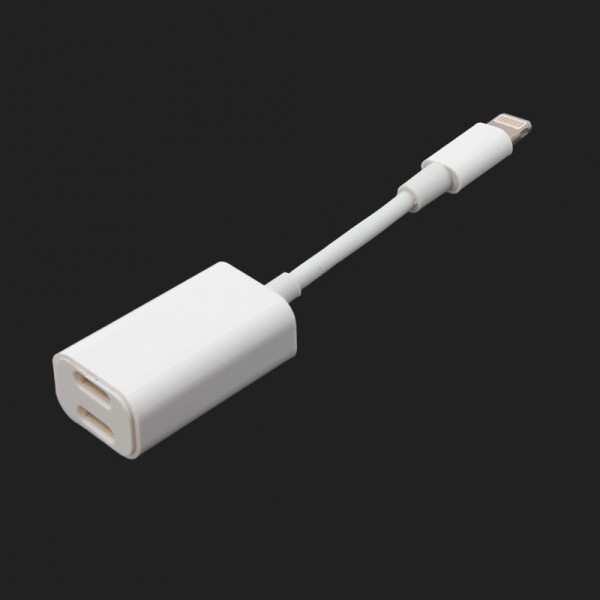 Adapter za slusalice i punjenje IP-8 iPhone lightning beli