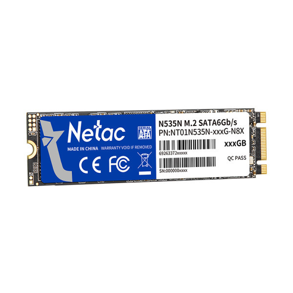 SSD M.2 512GB Netac N535N 2280 SATAIII NT01N535N-512G-N8X