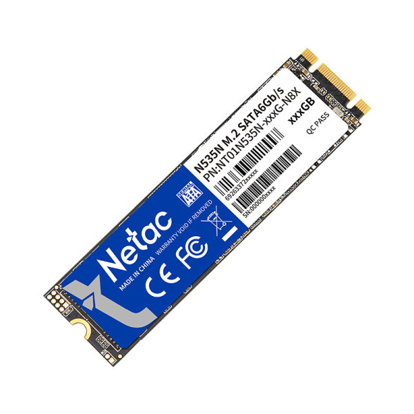 SSD M.2 256GB Netac N535N 2280 SATAIII NT01N535N-256G-N8X