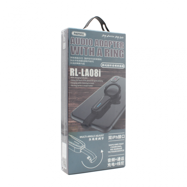 Adapter REMAX za slusalice i punjenje 3.5mm I iPhone lightning RL-LA08