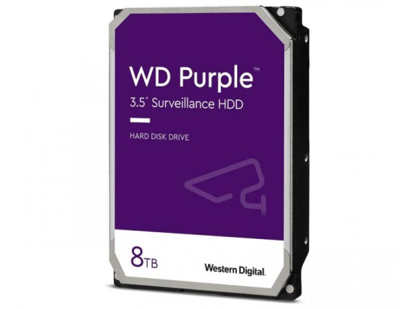 HDD WD 8TB WD84PURZ SATA3 128MB 5640rpm Purple Surveillance
