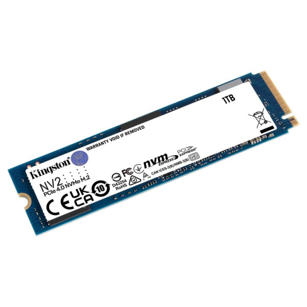 HDD SSD Kingston 1TB M.2 NVMe PCIe 4.0 SNV2S/1000G NV2 Series