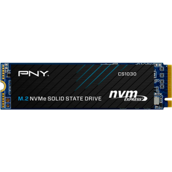PNY CS1030 500GB SSD, M.2 NVMe, PCIe Gen3 x4, ReadWrite: 2000  1100 MBs ( M280CS1030-500-RB )