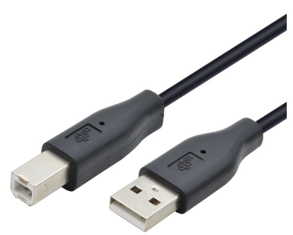 E-GREEN Kabl USB A - USB B MM 1.8m crni