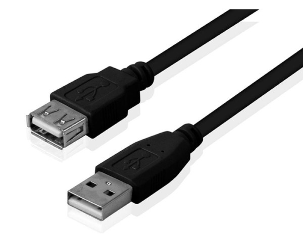 FAST ASIA Kabl USB A - USB A MF (produžni) 3m crni