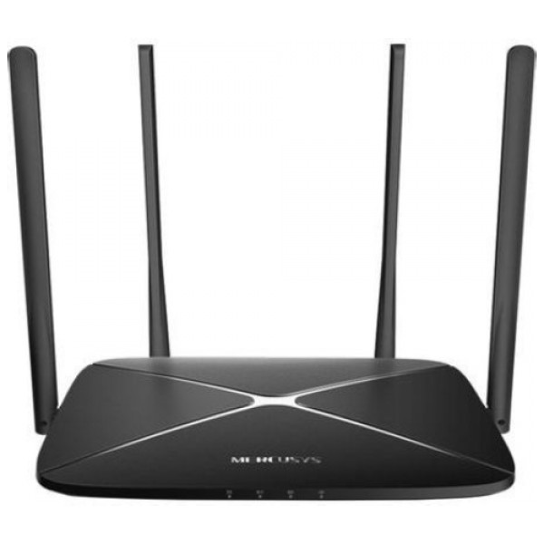 Wireless Router Mercusys AC12G AC1200/867Mb/s/ext x 4/2.4-5Ghz/1WAN/3LAN Gigabit