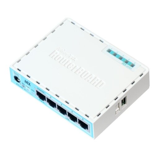 MikroTik RB750Gr3 hEX ruter sa 5 x Gigabit LAN / WAN portova 10/100/1000Mb/s, USB 2.0, microSD slot