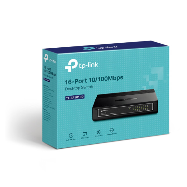 Svič 10/100 16-port TP-Link TL-SF1016D