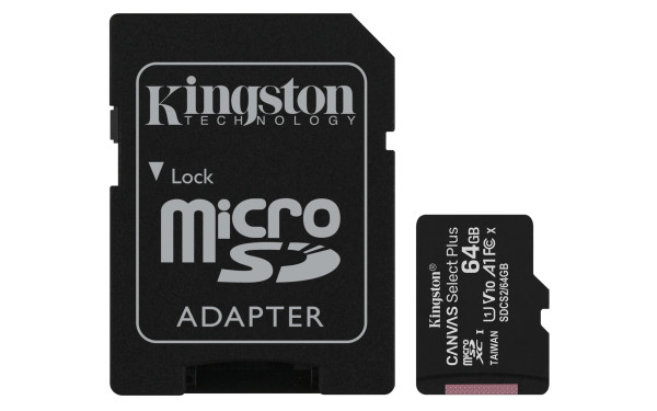 Memorije kartice KINGSTON SDCS264GBmicroSDXC64GBClass10 U180MBs-10MBs+adapter' ( 'SDCS264GB' ) 