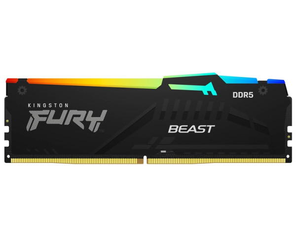 KINGSTON DIMM DDR5 16GB 5200MTs KF552C36BBEA-16 Fury Beast RGB EXPO